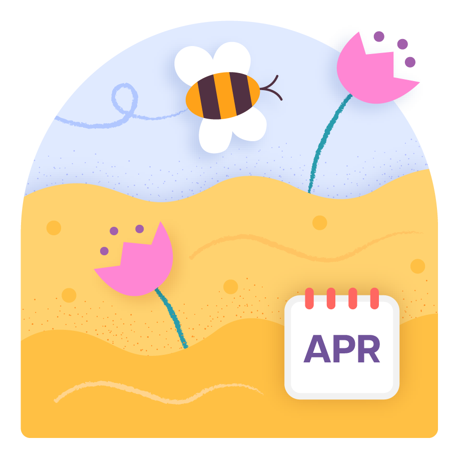 April badge