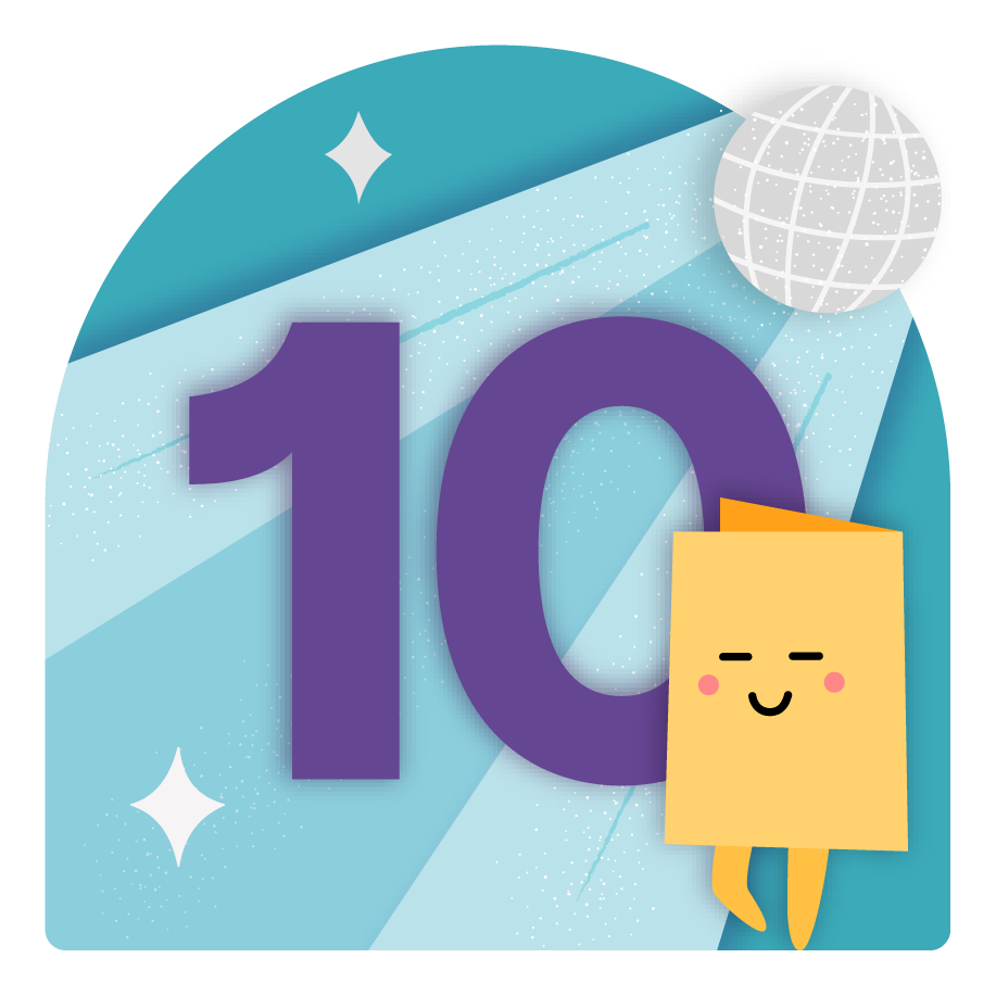 Double Digits badge