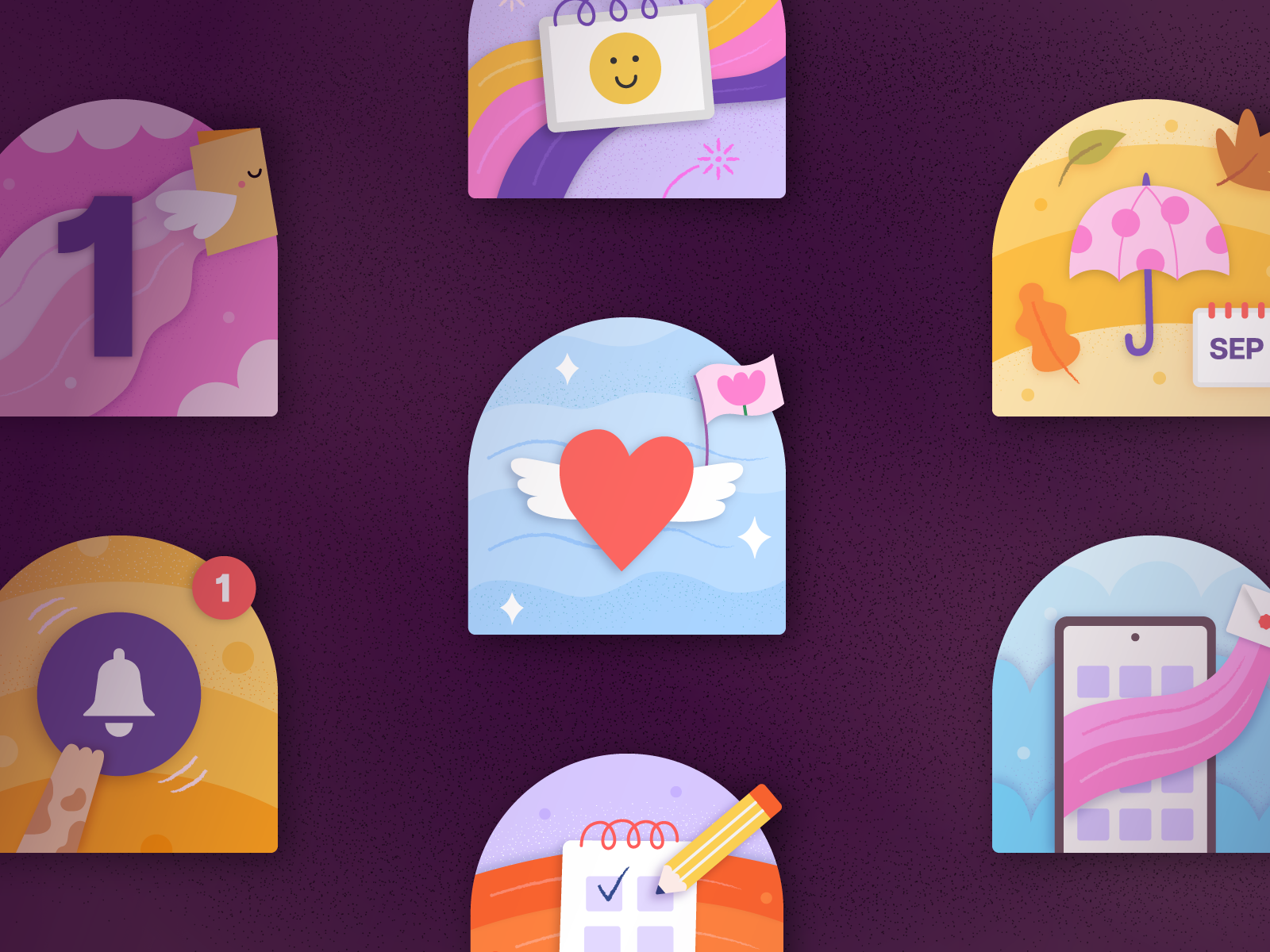 American Greetings badges