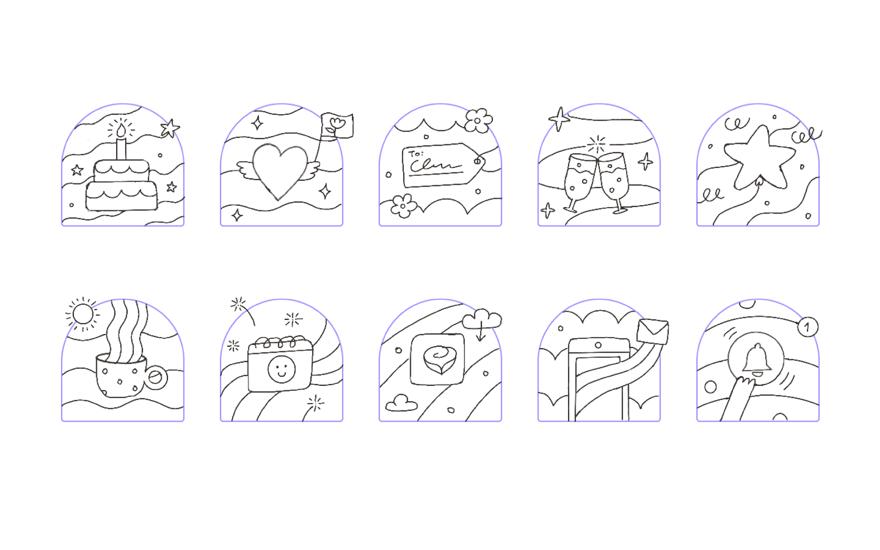 Step 1: Initial sketches