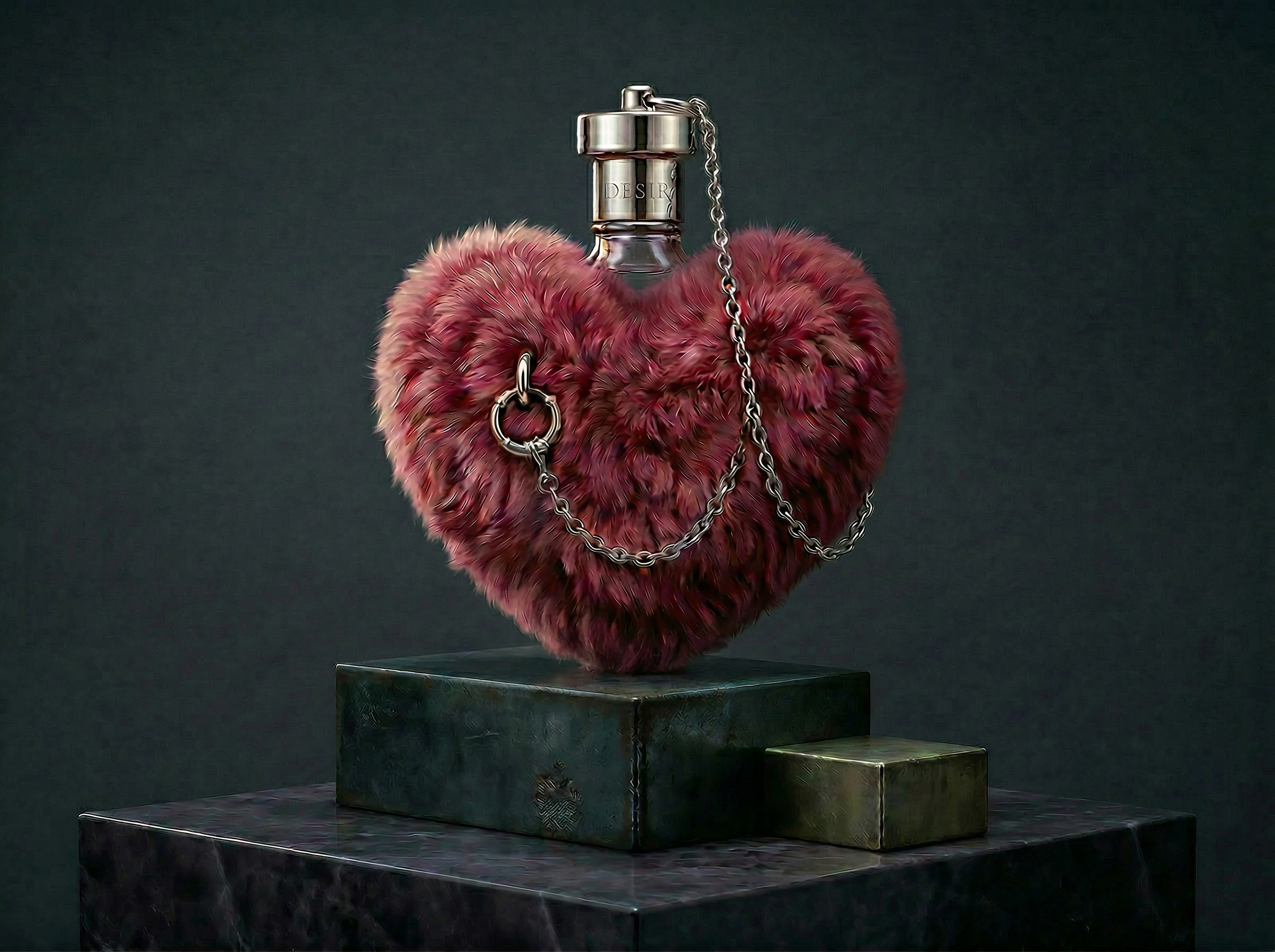 Desir bottle on stand