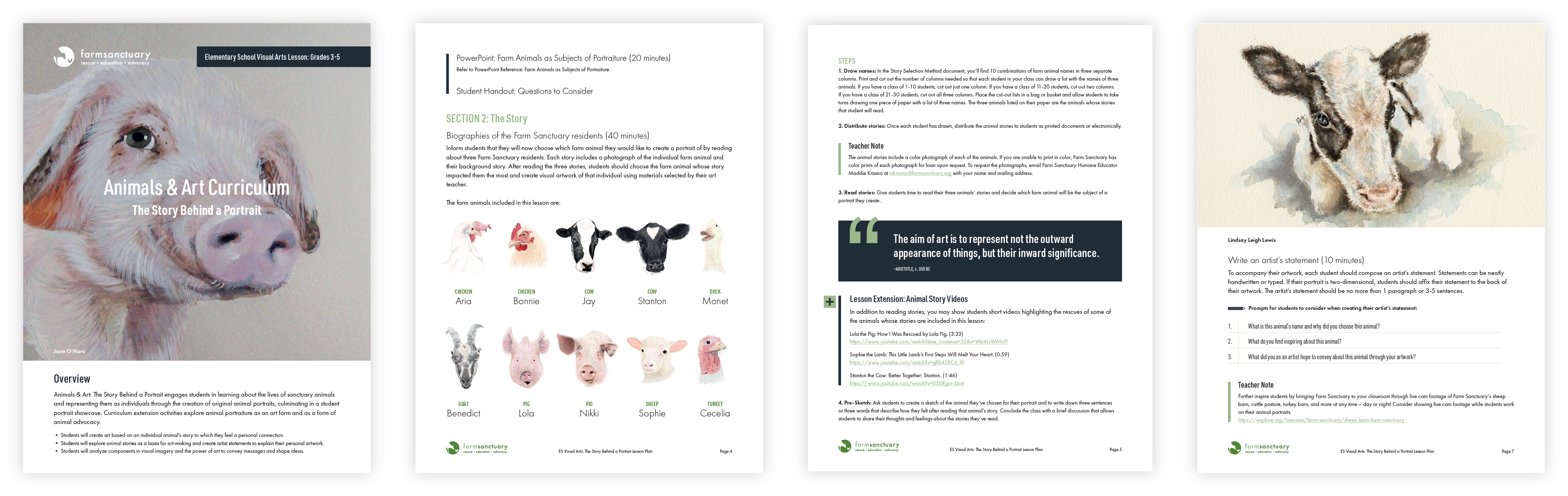 Pages from the curriculum