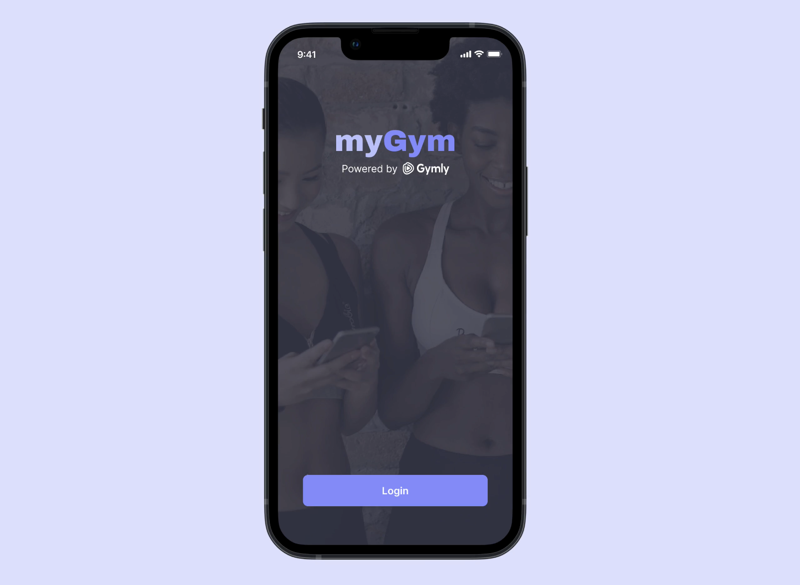 Gymly members app design and prototype